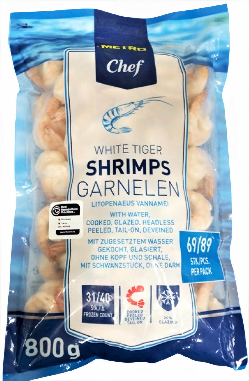METRO Chef Creveti Prefierti PTO 31/40 800 g ?