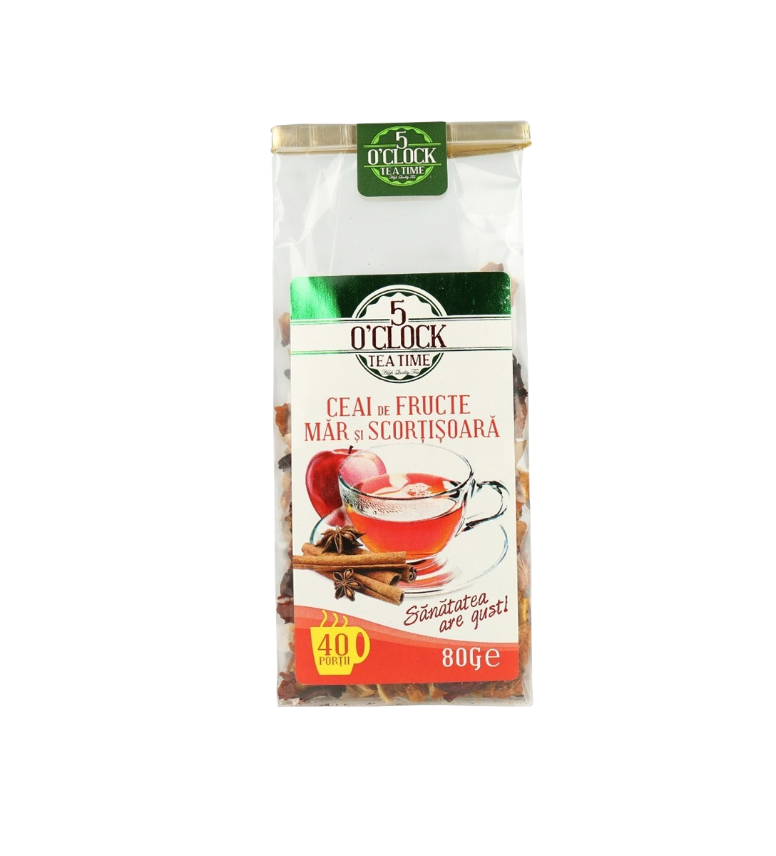 5 O&#039;CLOCK TEA Ceai Mar si Scortisoara 80 g