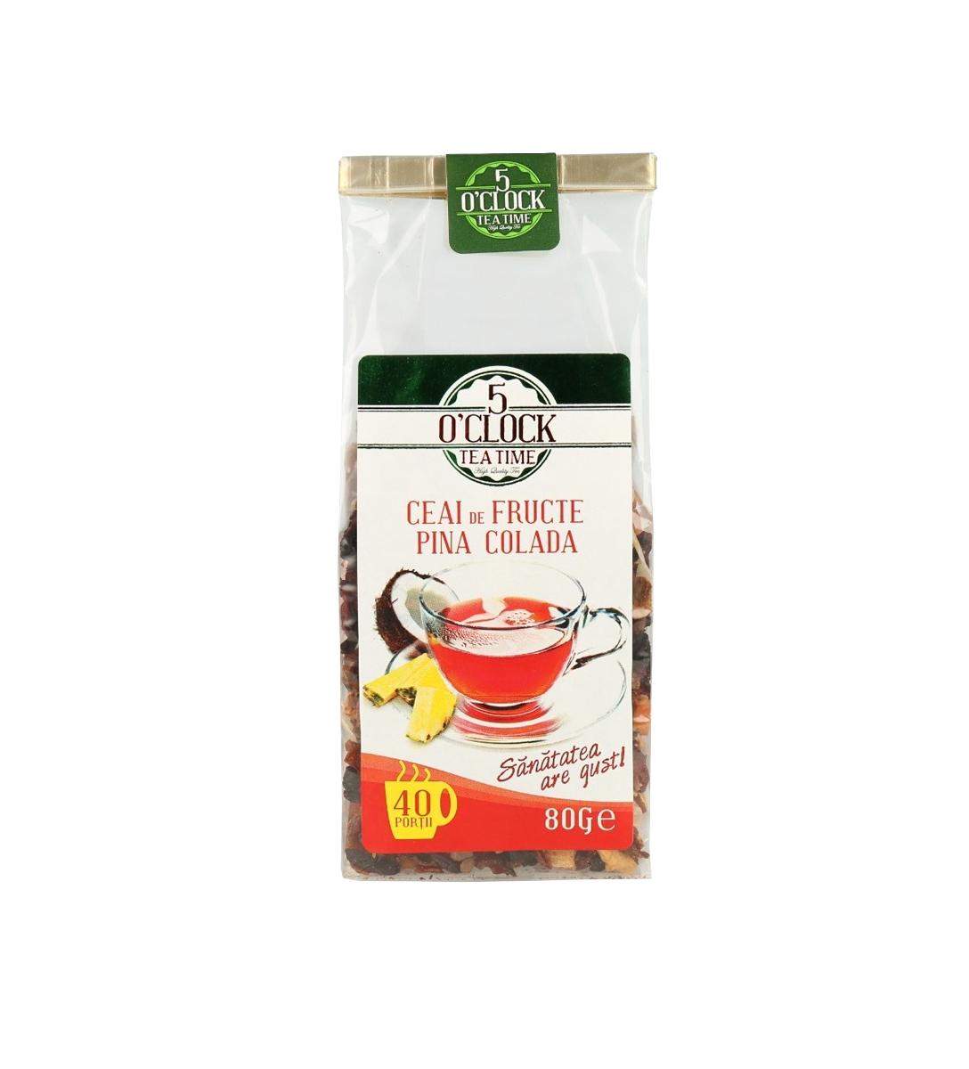 5 O&#039;CLOCK TEA Ceai Pina Colada 80 g
