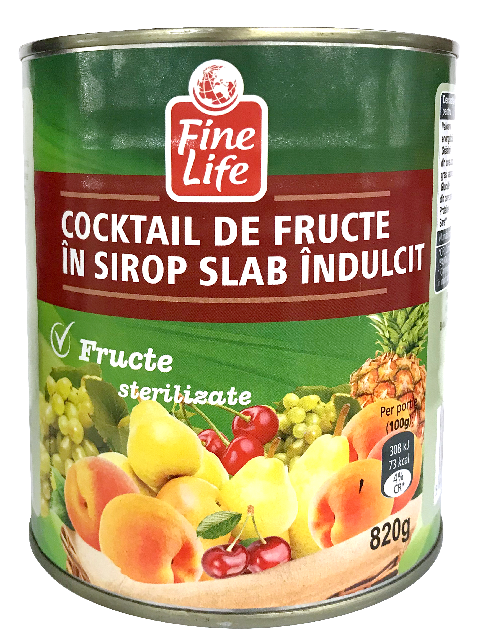 Fine Life Cocktail Fructe 820 g
