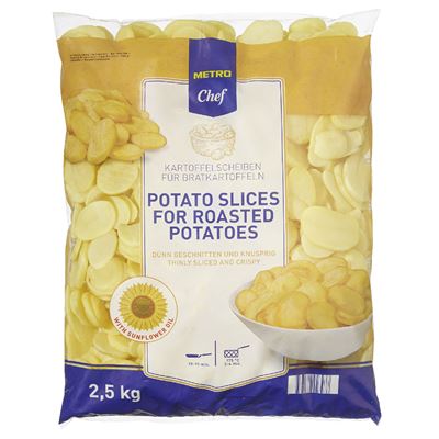 METRO Chef Cartofi Felii 2,5 Kg ❄