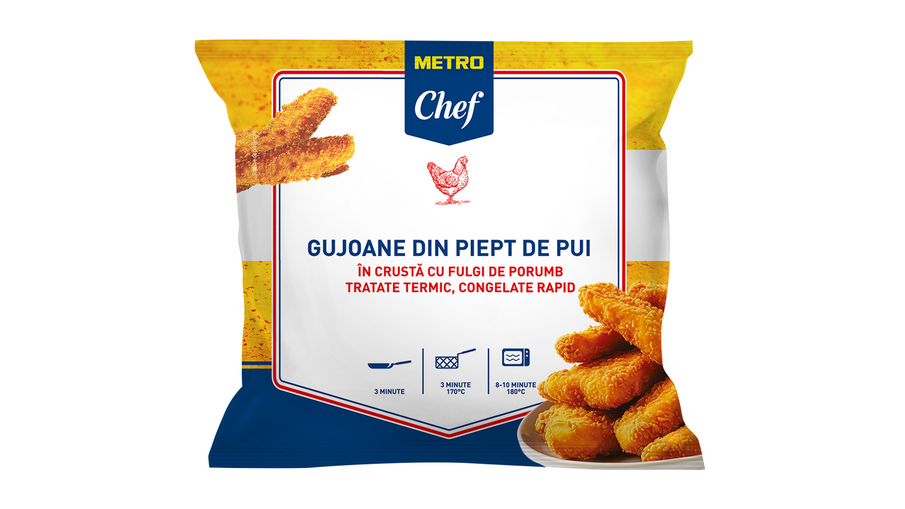 METRO Chef Gujoane Pui cu Fulgi Porumb cca. 2 Kg ?