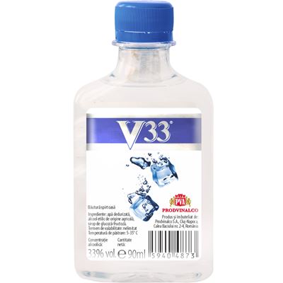 V33 Bautura Spirtoasa 33% 12 x 0,09 L