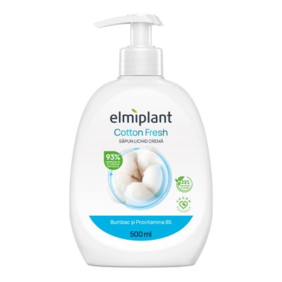 elmiplant Sapun Lichid Bumbac și Provitamina B5 500 ml
