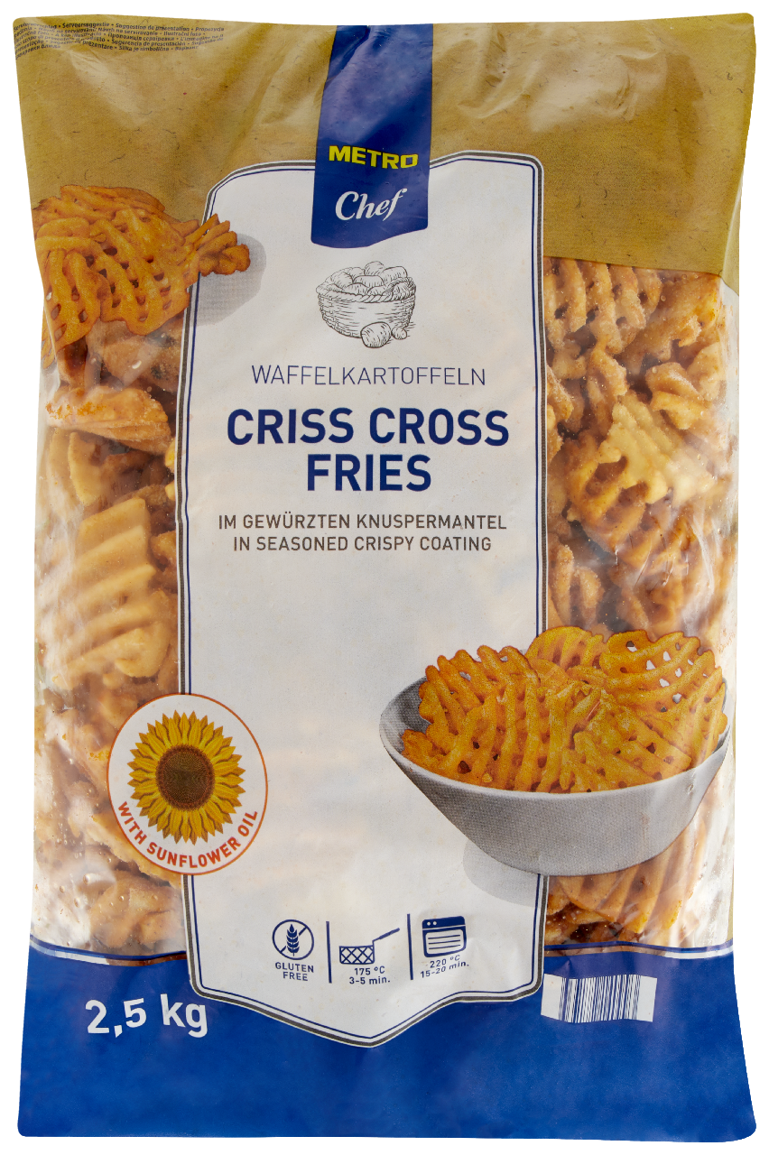METRO Chef Cartofi Criss Cross 2,5 Kg ?