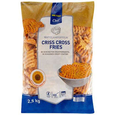 METRO Chef Cartofi Criss Cross 2,5 Kg ❄