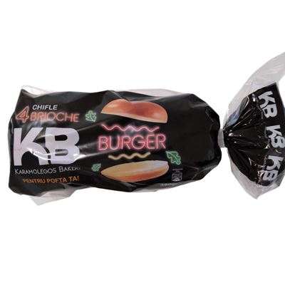 KB BURGER Chifla Briosa 4 x 95 g