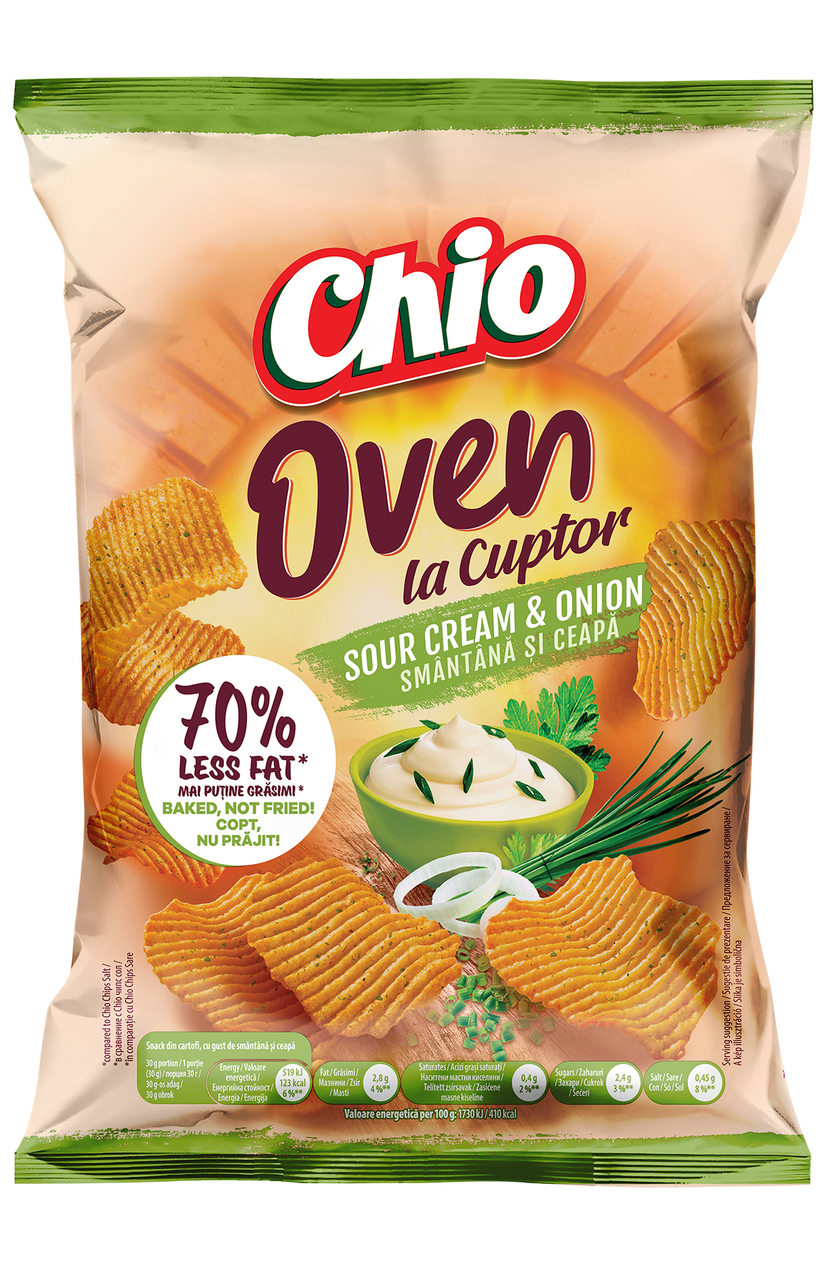 Chio Oven Chips Cartofi Smantana si Ceapa 100 g