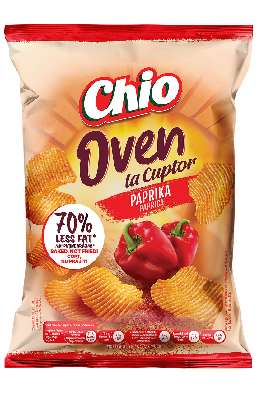 Chio Oven Chips Cartofi Paprika 100 g