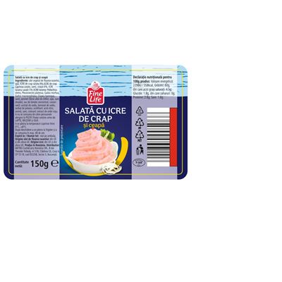 Fine Life Salata Icre Crap Ceapa 150 g