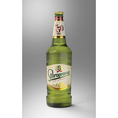 Staropramen Bere Blonda Sticla SGR 0,75 L