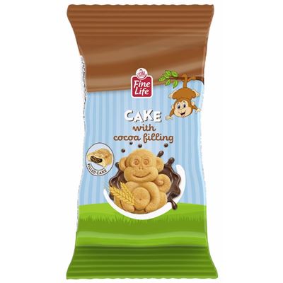 Fine Life Monkey Cake Prajitura Cacao 24 x 30 g