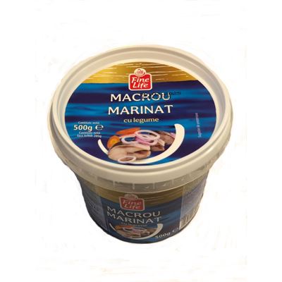 Fine Life Macrou Marinat cu Legume 500 g