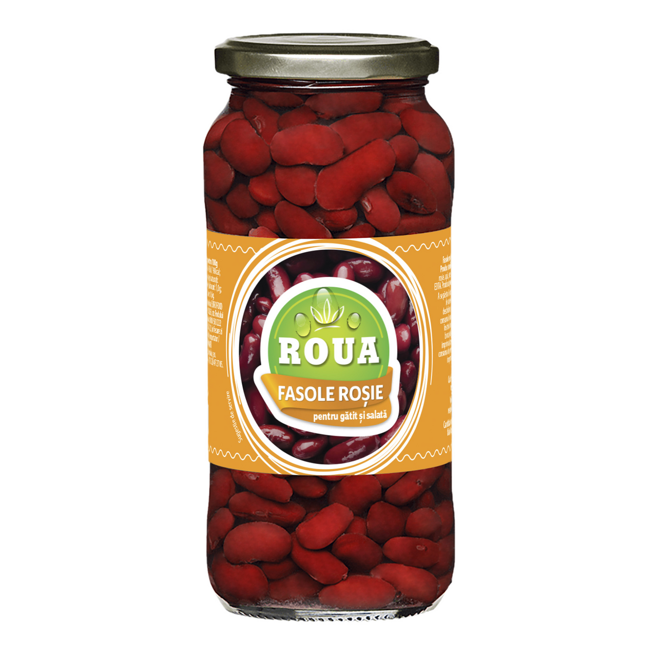 ROUA Fasole Rosie in Saramura 540 g