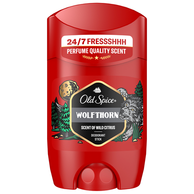 Deodorante - Old Spice Wolfthorn Deodorant Stick pentru bărbați, parfum citric, prospețime 24/7, 50 ml