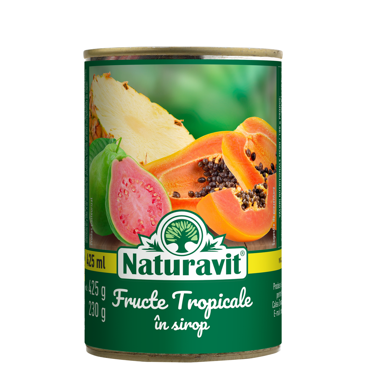 Naturavit Fructe Tropicale in Sirop 425 g