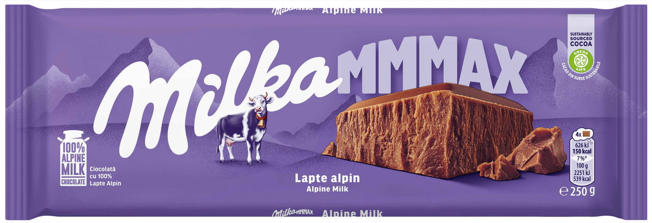 milka Ciocolata cu Lapte Alpin 250 g