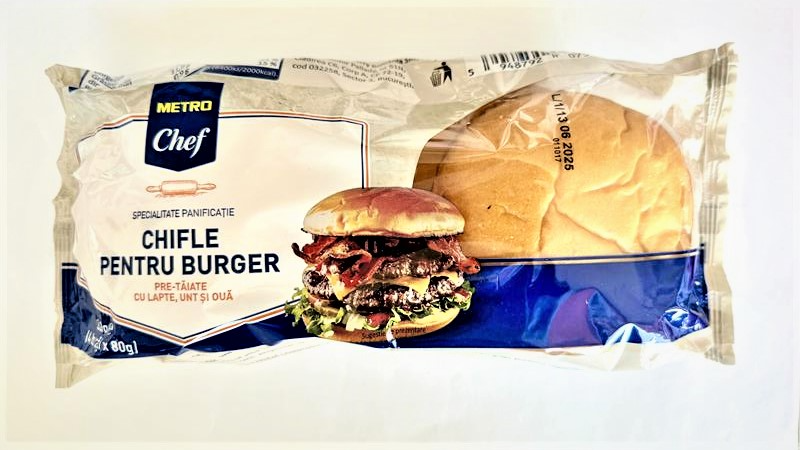METRO Chef Chifle Burger Briosa 4 x 80 g
