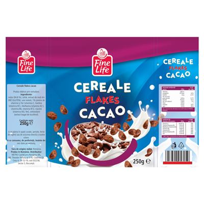 Fine Life Cereale Flakes Cacao 250 g