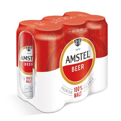 AMSTEL Bere Blonda Doza SGR 6 x 0,5 L