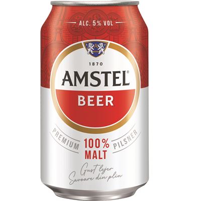AMSTEL Bere Blonda Doza SGR 6 x 0,33 L