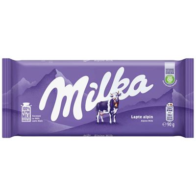 milka Ciocolata Lapte Alpin 90 g