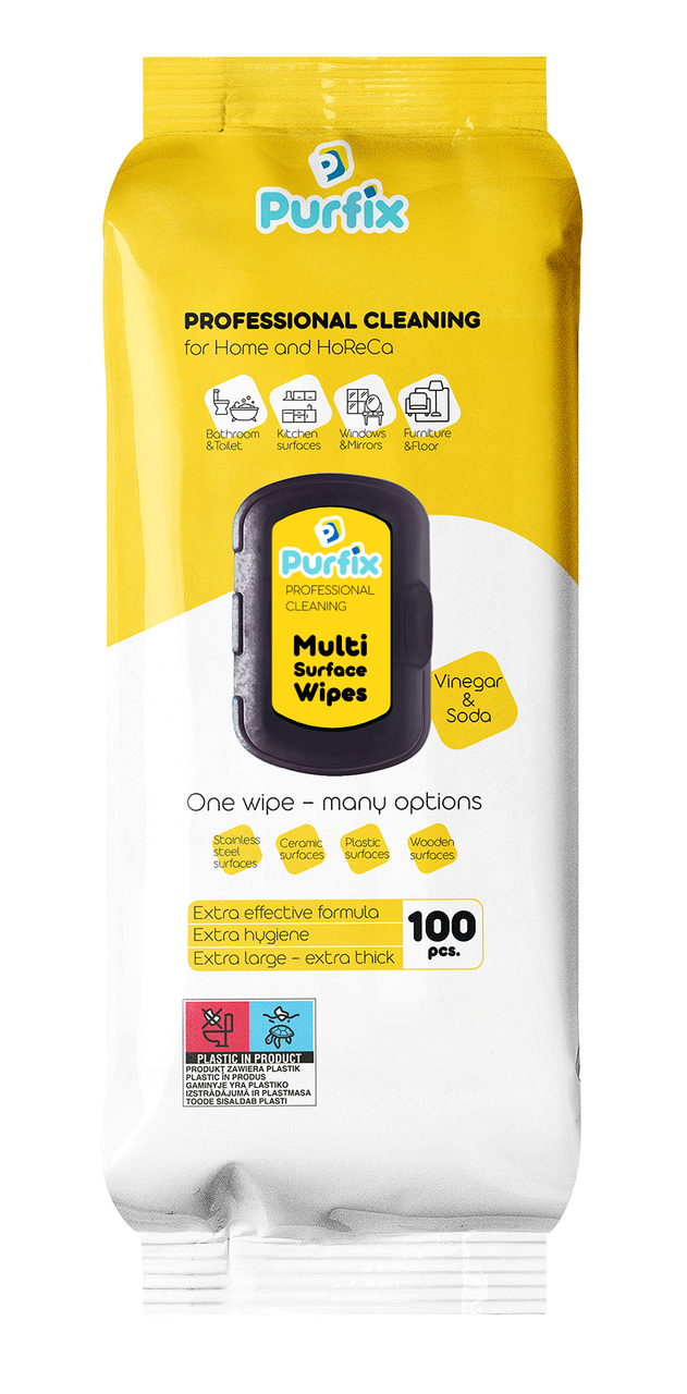 PURFIX 100 Servetele Umede Suprafete