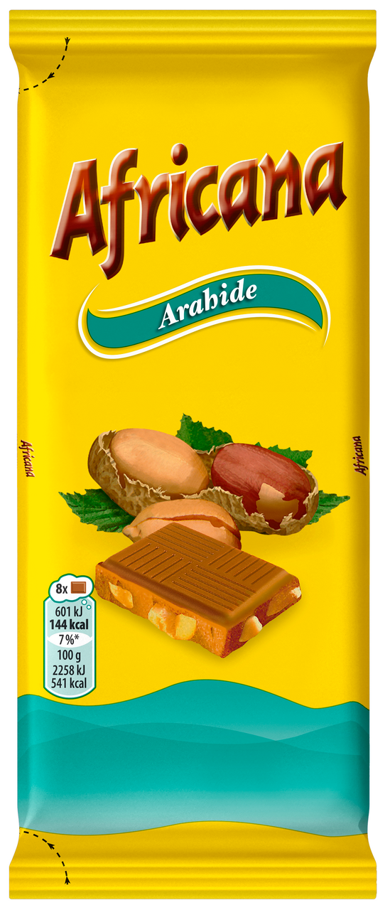 Africana Ciocolata Arahide 80 g
