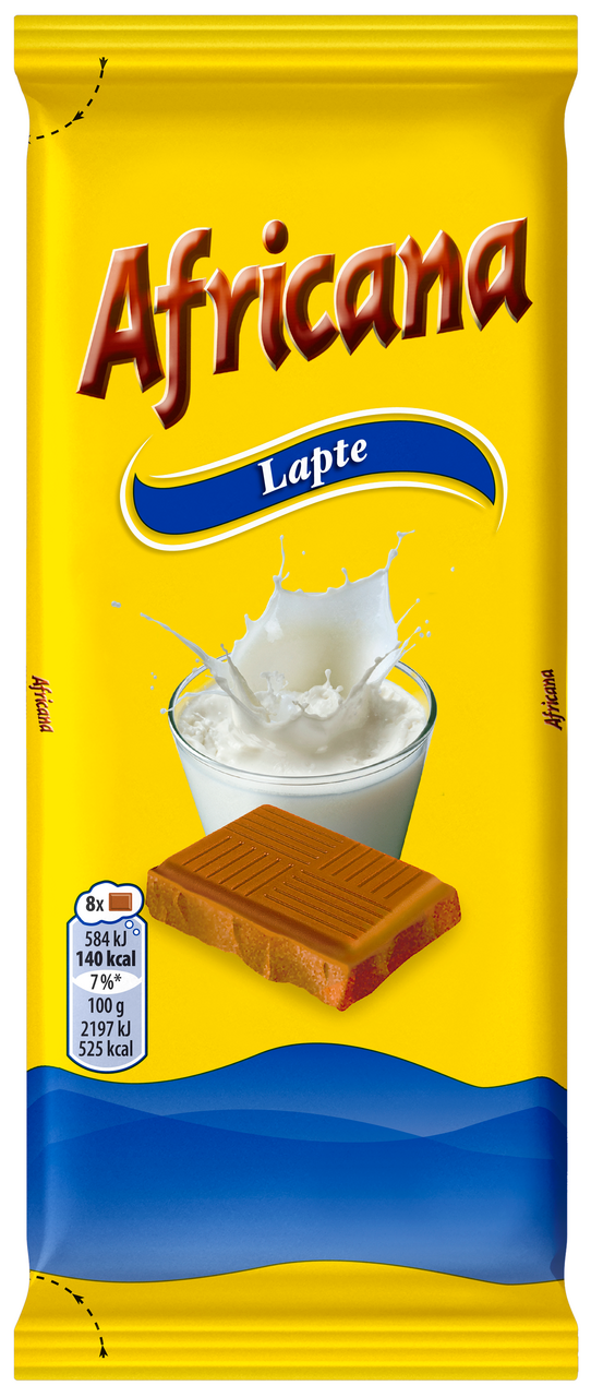 Africana Ciocolata Lapte 80 g