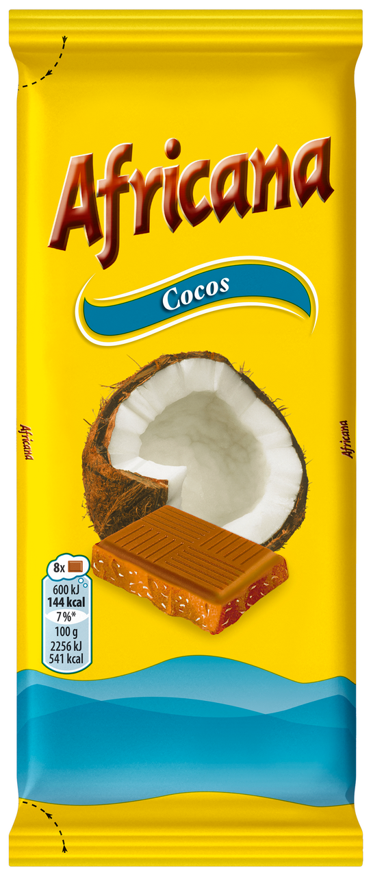 Africana Ciocolata Cocos 80 g