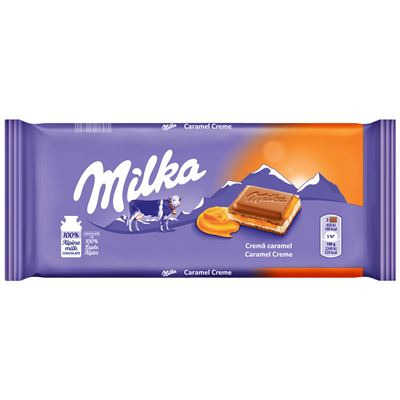 milka Ciocolata Lapte si Crema Caramel 100 g