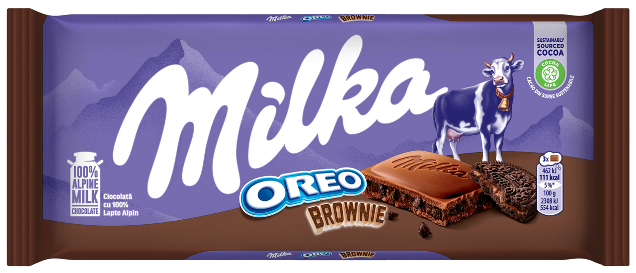 milka Ciocolata Oreo Brownie 100 g