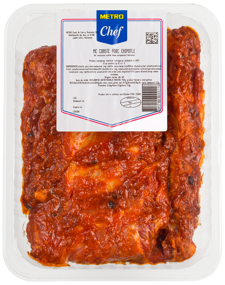 METRO Chef Coaste Porc Marinate Chipotle