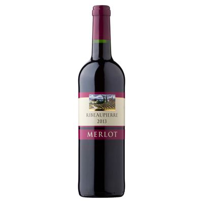 RIBEAUPIERRE Merlot Vin Rosu Sec SGR 0,75 L