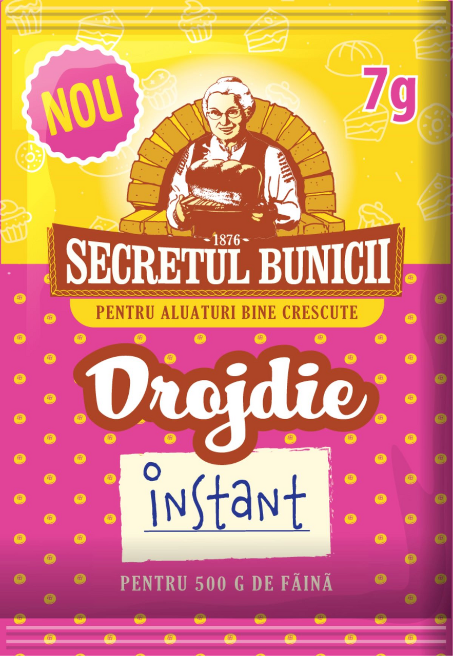 SECRETUL BUNICII Drojdie Instant 50 x 7 g