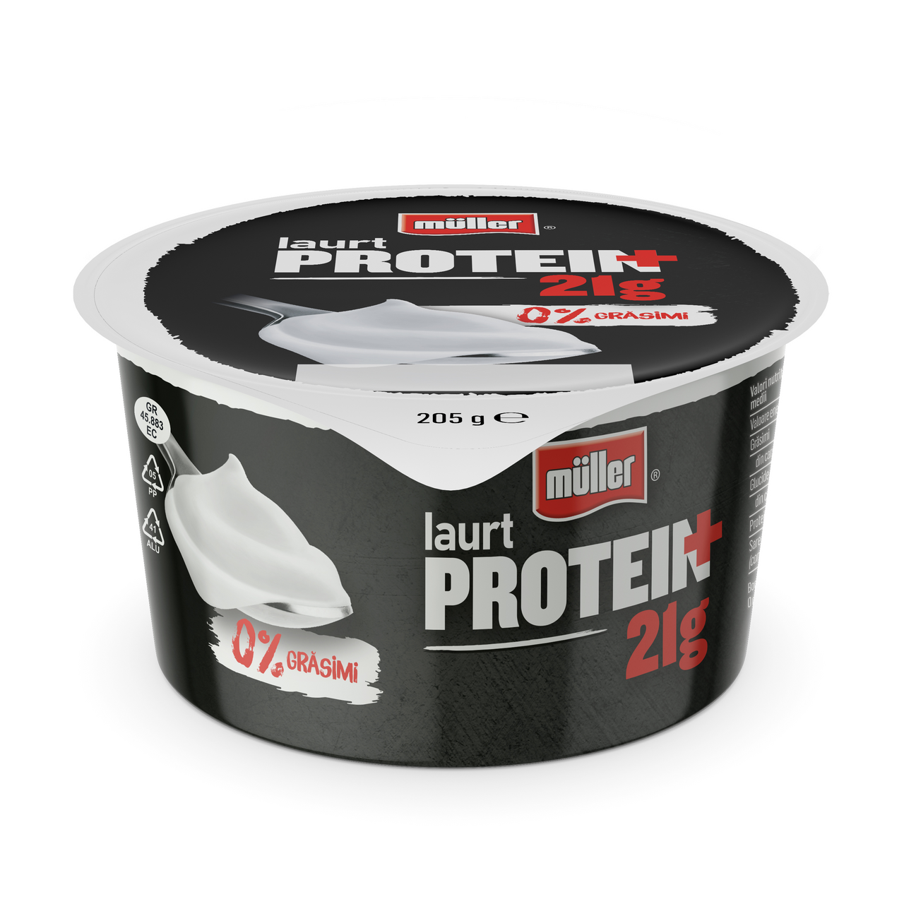 MULLER Iaurt cu Proteine 0% Grasime 205 g