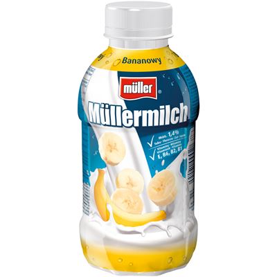 MULLER Bautura Lactata cu Gust de Banana 400 g