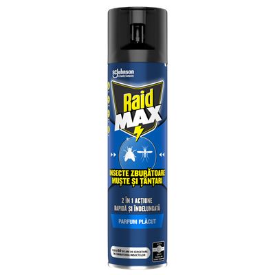 Raid Max 2 in 1 Spray Insecte Zburătoare 400 ml