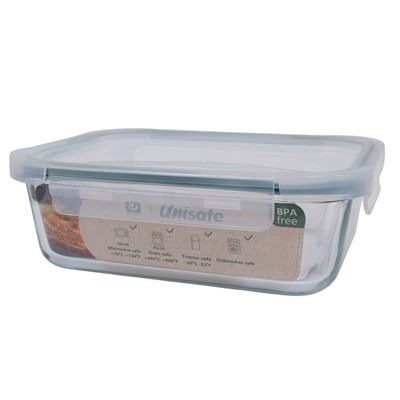 UNIGLASS Caserola Dreptunghiulara Borosilicat 1520 ml