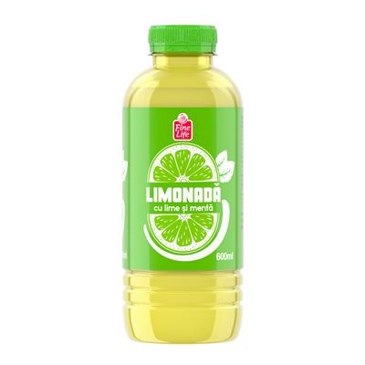 Fine Life Limonada Lime si Menta 6 x 0,6 L