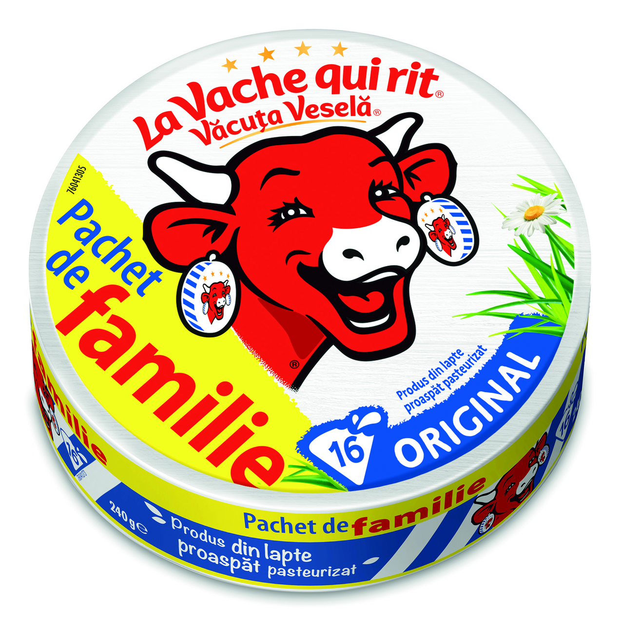 La Vache qui rit Branza Topita Natur Triunghiuri 240 g