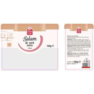 Fine Life Salam de Vara Extra Feliat 100 g