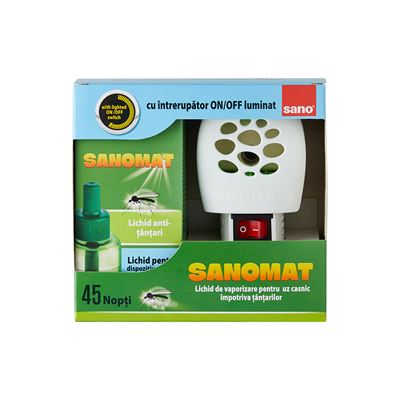 sano Mat Aparat & Rezerva Lichid Anti Tantari 35 ml DEEE 0,05 Lei