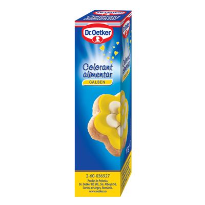 Dr.Oetker Colorant Alimentar Galben 10 g
