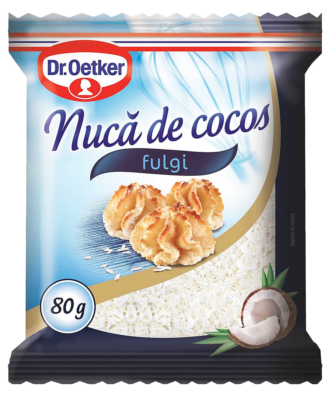 Dr.Oetker Nuca Cocos Fulgi 80 g