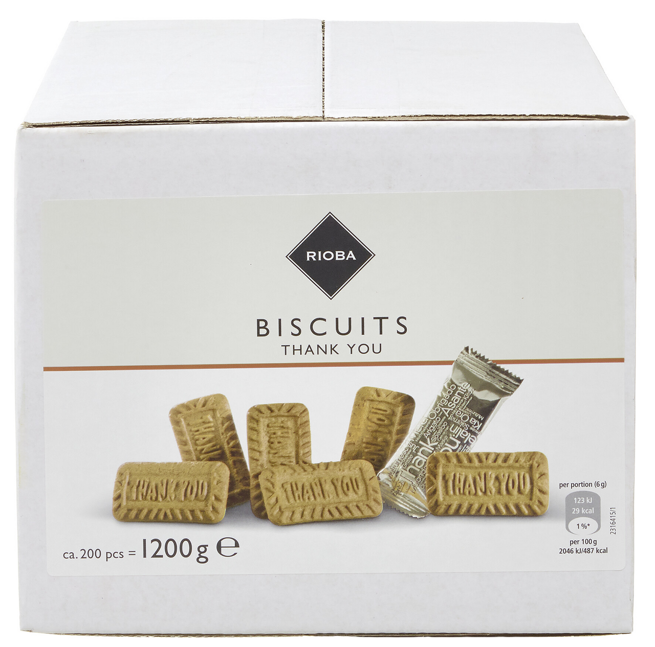RIOBA Biscuiti Thank You 1200 g