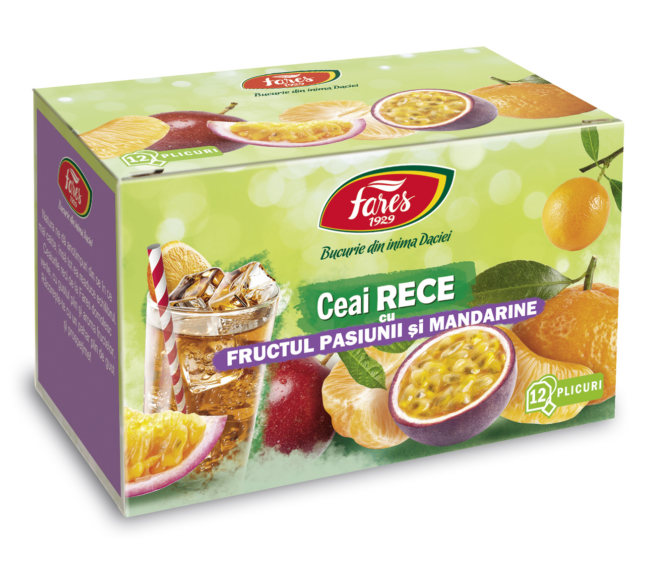 FARES Ceai Rece cu Fructul Pasiunii si Mandarine 21,6 g