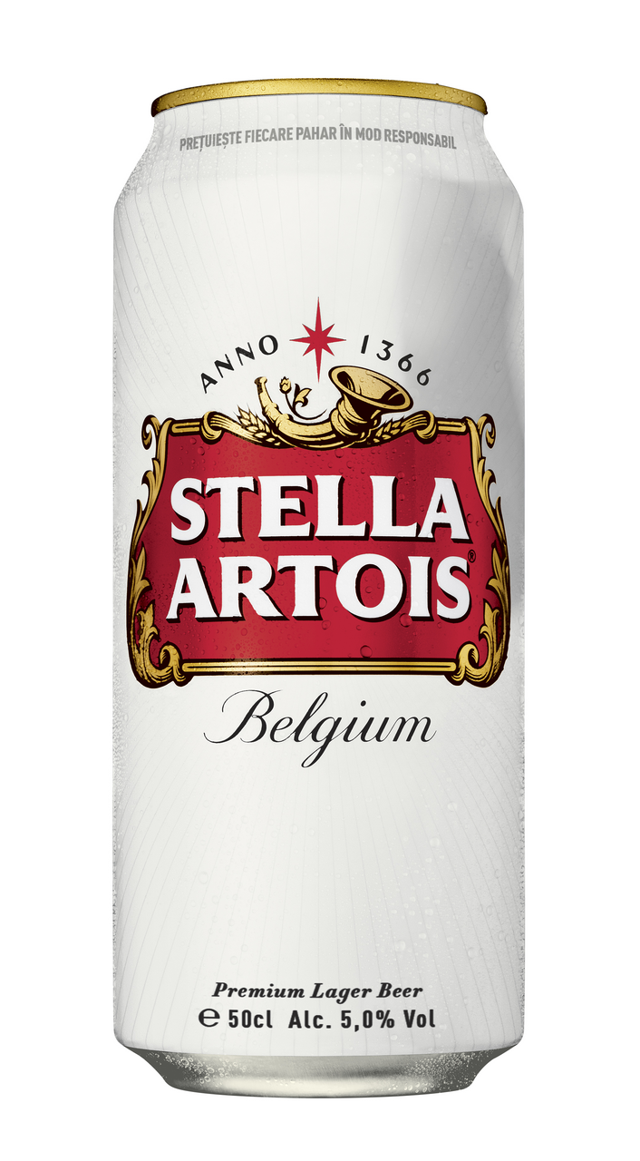 STELLA ARTOIS Bere Blonda Doza SGR 0,5 L