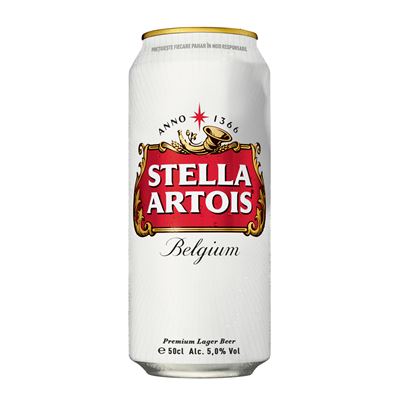 STELLA ARTOIS Bere Blonda Doza SGR 0,5 L