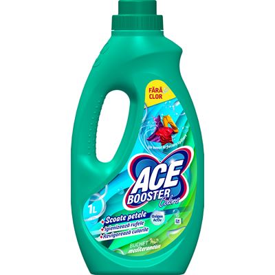 ACE Booster Detergent Rufe Colorate Parfumat 1 L